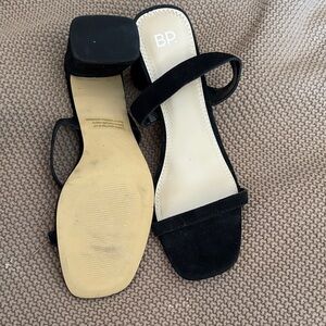 BP Women's Black Strappy Sandals